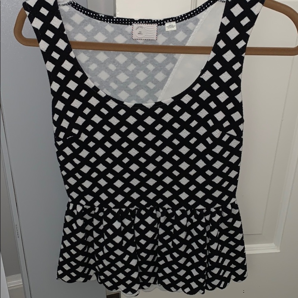Anthropologie Peplum Tank